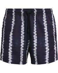 Commas - Shibori Stripe Swim Shorts - Lyst
