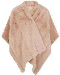Max Mara Mink Fur Wrap - Pink
