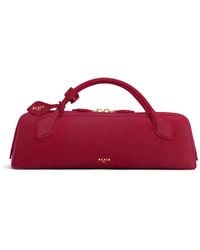 Alaïa - Suede Le Teckel Clutch Bag - Lyst