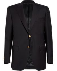 Canali - Wool Single-Breasted Suit Jacket - Lyst