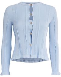 Maje - Pointelle 2-In-1 Cardigan - Lyst