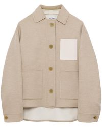 Loewe - Wool-Cashmere Workwear Jacket - Lyst