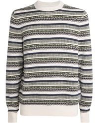 Barbour - Cotton Topcliffe Fair Isle Sweater - Lyst