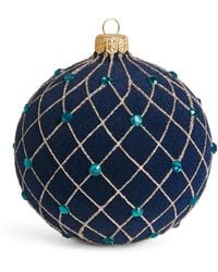 Harrods - Glitter Criss-Cross Bauble - Lyst