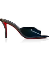 Christian Louboutin - Miss Z Patent Leather Mules 80 - Lyst