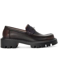 Loewe - Leather Sierra Loafer - Lyst