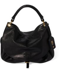 Miu Miu - Leather Rendez-Vous Shoulder Bag - Lyst