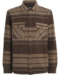 PAIGE - Cotton Stripe Seymore Overshirt - Lyst