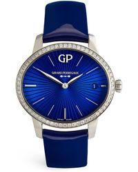 Girard-Perregaux - Stainless Steel And Diamond Cat's Eye Eternity Watch 36mm - Lyst