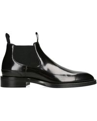 Burberry - Leather Chelsea Boots - Lyst