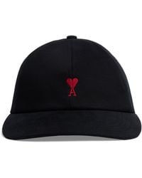 Ami Paris - Embroidered Logo Baseball Cap - Lyst