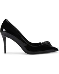 Kurt Geiger - Patent Leather Belgravia Eagle Pumps - Lyst