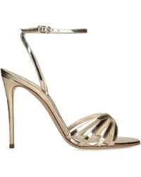 Casadei - Leather Julia Heeled Sandals 100 - Lyst