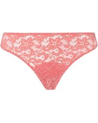 Hanro - Lace Moments Thong - Lyst