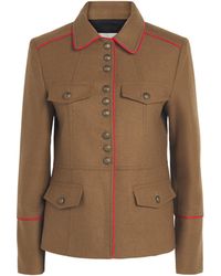 ME+EM - Wool-Blend Utility Blazer - Lyst