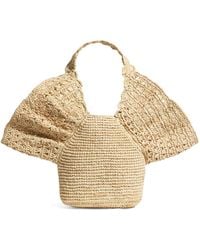 Zimmermann - Raffia Bucket Bag - Lyst