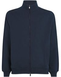 Pal Zileri - Cotton-Blend Zip-Up Sweatshirt - Lyst