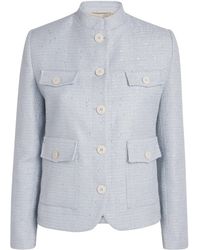 Eleventy - Bouclé Tweed Jacket - Lyst