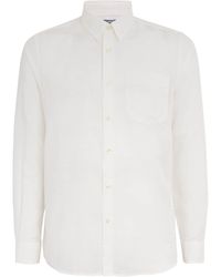 Vilebrequin - Cotton-Linen Embroidered Caroubis Shirt - Lyst
