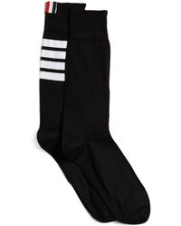 Thom Browne - 4-Bar Mid-Calf Socks - Lyst