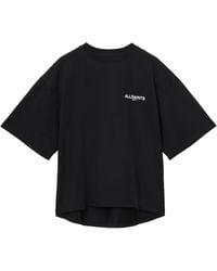 AllSaints - Organic Cotton Guardian Amelie Oversized T-Shirt - Lyst