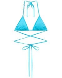 Loewe - X Paula's Ibiza Logo Bikini Top - Lyst