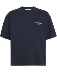 About Blank - Cotton Logo Boxy T-Shirt - Lyst