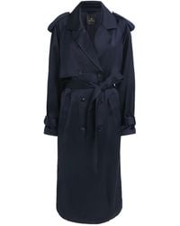 Anine Bing - Satin Rickie Maxi Trench Coat - Lyst