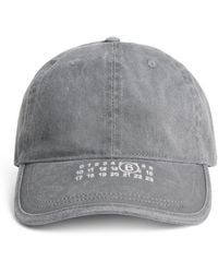 MM6 by Maison Margiela - Cotton Numeric Logo Cap - Lyst