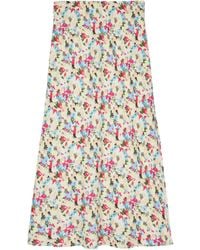 The Kooples - Floral Print Maxi Skirt - Lyst