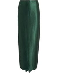 FFORME - Satin Jovie Maxi Skirt - Lyst