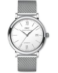 IWC Schaffhausen Stainless Steel Portofino Watch 40mm - White