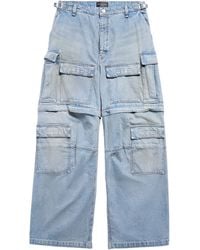 Balenciaga - Baggy Cargo Jeans - Lyst
