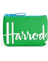 Harrods - Cotton Logo Coin Purse - Lyst