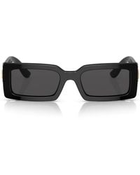 Dolce & Gabbana - Acetate Rectangle Sunglasses - Lyst