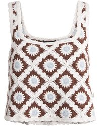 Maje - Crochet Crop Top - Lyst