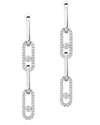 Messika - Move Link And Diamond Convertible Earrings - Lyst
