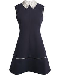 Maje - Embellished Collar Mini Dress - Lyst