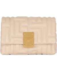 Balmain - Quilted Leather 1945 Soft Cross-body Bag - Lyst