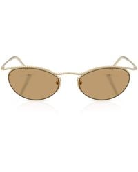 Giorgio Armani - Metal Butterfly Sunglasses - Lyst