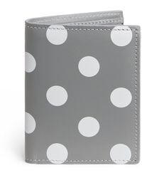 Comme des Garçons - Leather Polka-Dot Bifold Card Holder - Lyst