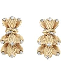 Cartier - And Diamond Grain De Café Earrings - Lyst