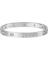 Cartier - Love Classic 10-Diamond Bracelet - Lyst