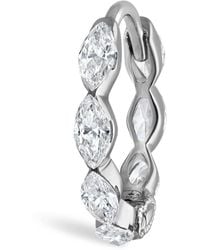 Maria Tash - And Diamond Marquise Eternity Hoop Earring - Lyst