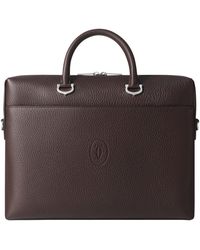 Cartier - Leather Must De Briefcase - Lyst