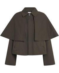 FRAME - Cotton Storm-Flap Trench Jacket - Lyst