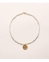 Hermina Athens - Freshwater Pearl Eye Pendant Necklace - Lyst