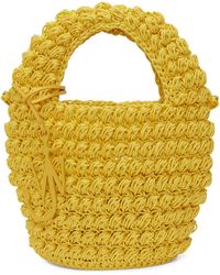 JW Anderson - Small Woven Popcorn Basket Bag - Lyst