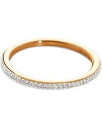 Monica Vinader - Vermeil And Diamond Eternity Ring - Lyst