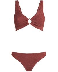 Hunza G - Julia Tonal Hoop Bikini - Lyst